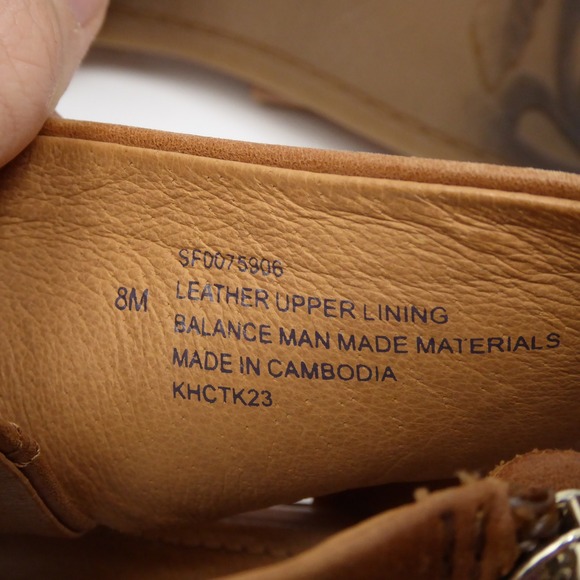 Sofft Womens Camille Tan Leather Strappy Block Heel Peep Toe Sandals Size 8M - Picture 6 of 7